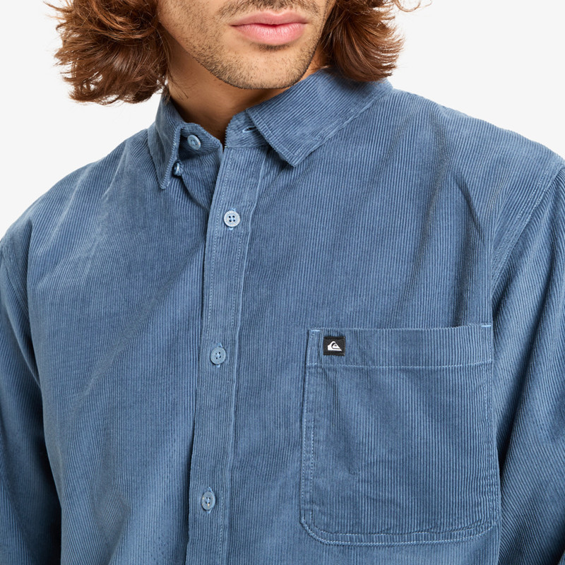 Camisa Quiksilver: Smoke Trail (China Blue)