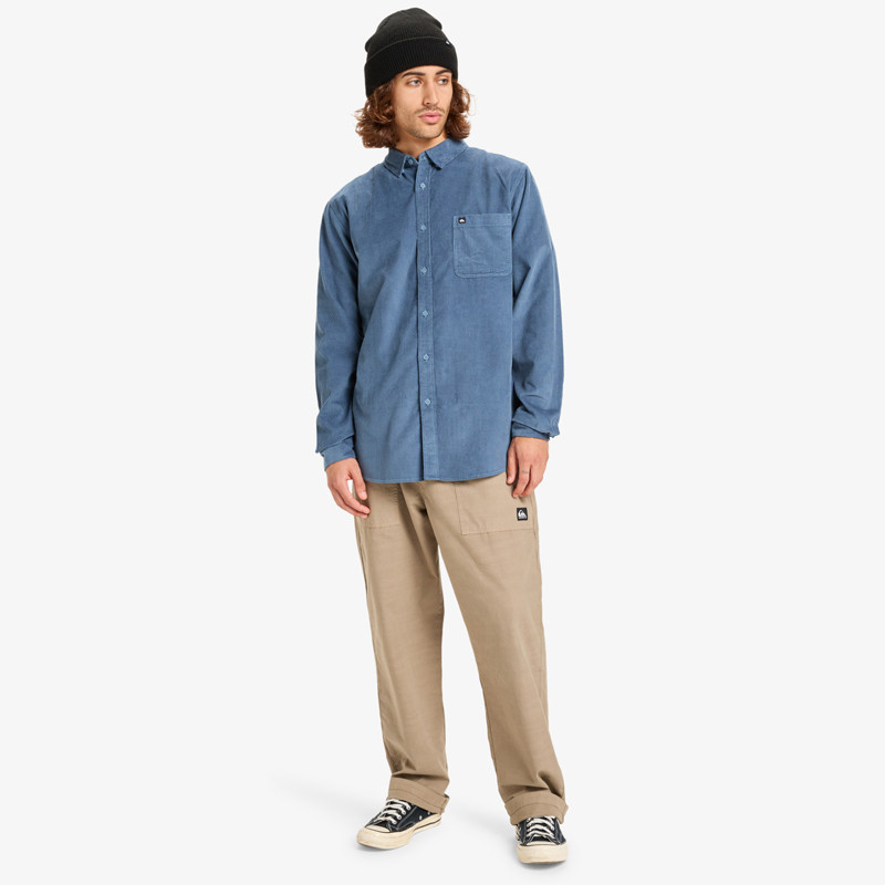 Camisa Quiksilver: Smoke Trail (China Blue)