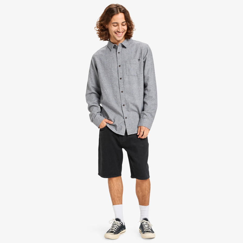Camisa Quiksilver: Motherfly Heather (Indian Ink)