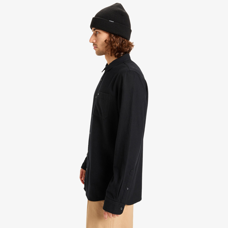 Camisa Quiksilver: Motherfly Solid (Black)