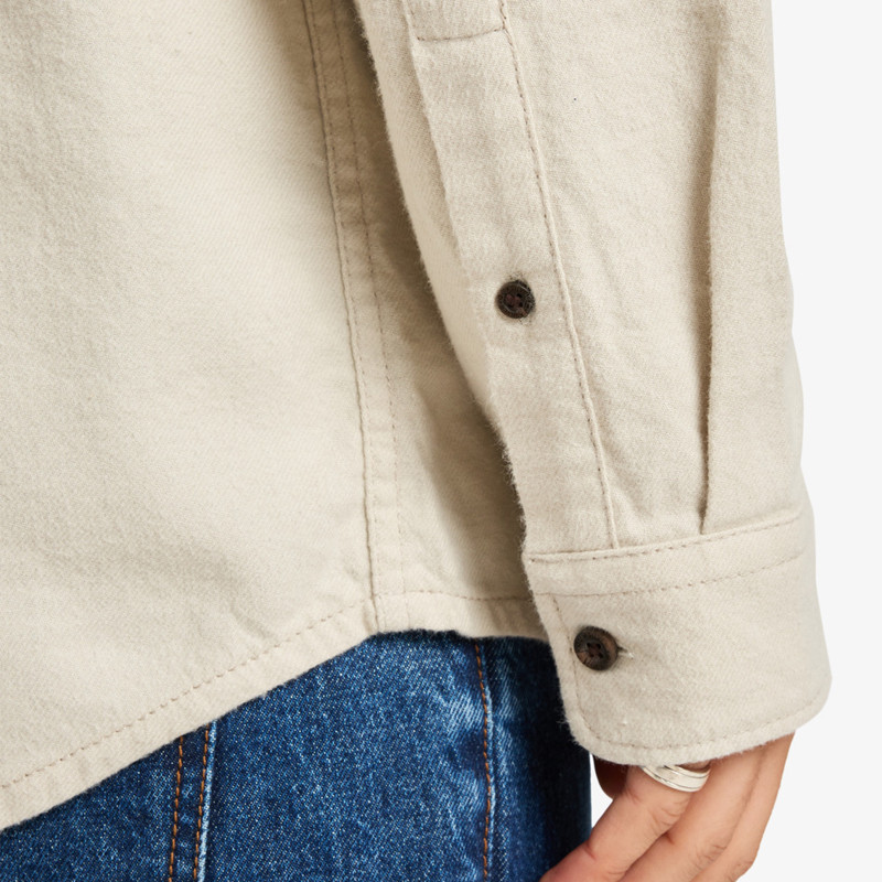 Camisa Quiksilver: Motherfly Solid (Moonstruck)