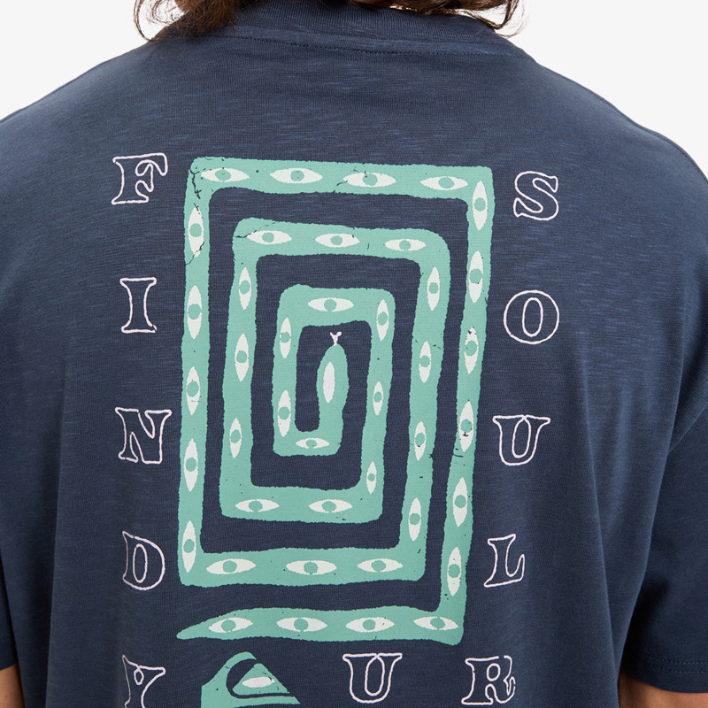Camiseta Quiksilver: Cl Soul Maze (Dark Navy)