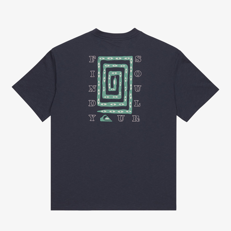 Camiseta Quiksilver: Cl Soul Maze (Dark Navy)