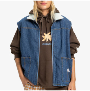 Chaqueta Quiksilver: Road By Night Lined (Medium Blue)