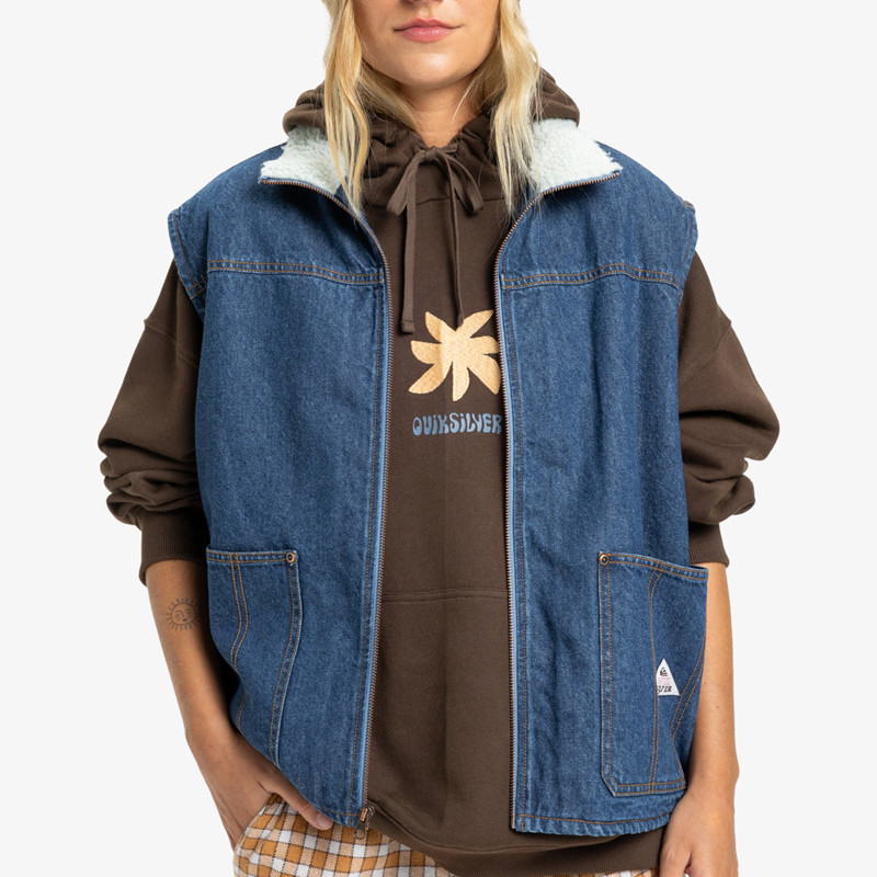 Chaqueta Quiksilver: Road By Night Lined (Medium Blue)