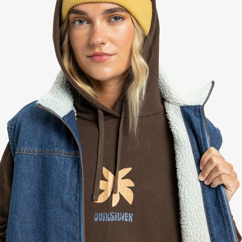 Chaqueta Quiksilver: Road By Night Lined (Medium Blue)