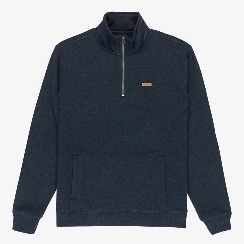 Sudadera Quiksilver: Keller 1/4 Zip (Dark Navy Heather)