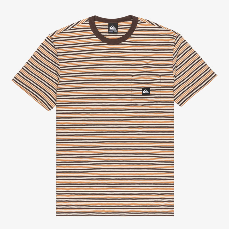 Camiseta Quiksilver: Onyx Ss Striped (Almond Stripe)