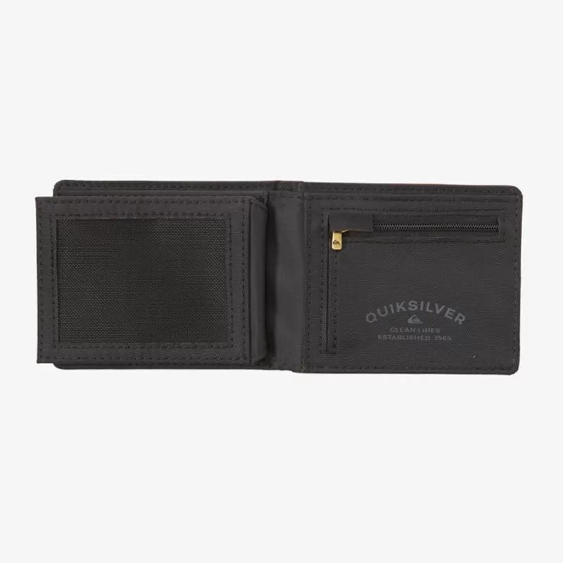 Cartera Quiksilver: Stitchy 3 (Chocolate Brown)