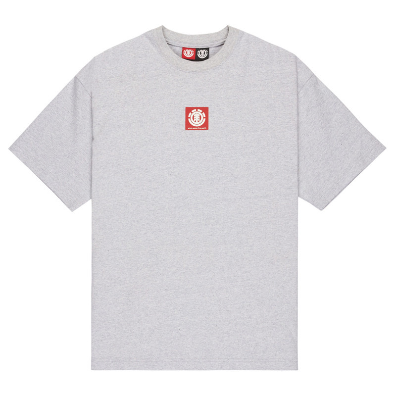 Camiseta Element: Square Logo (Mid Grey Heather)
