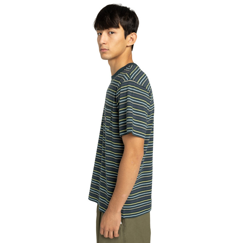 Camiseta Element: Icon Label Pkt (Willow Green Stripe)