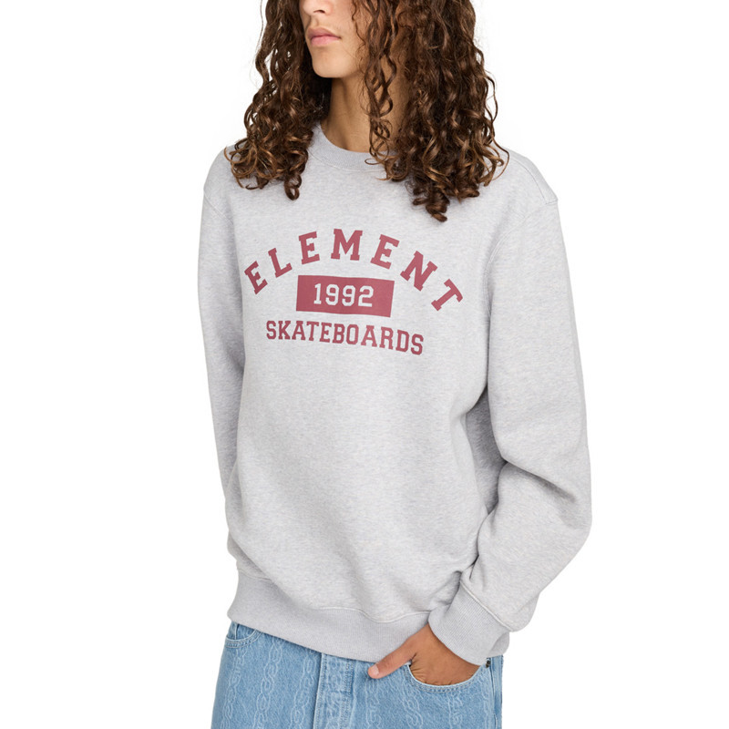 Sudadera Element: Home Team Cr (Mid Grey Heather)