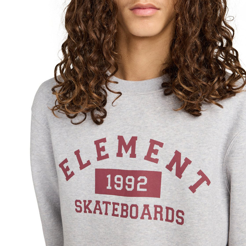 Sudadera Element: Home Team Cr (Mid Grey Heather)