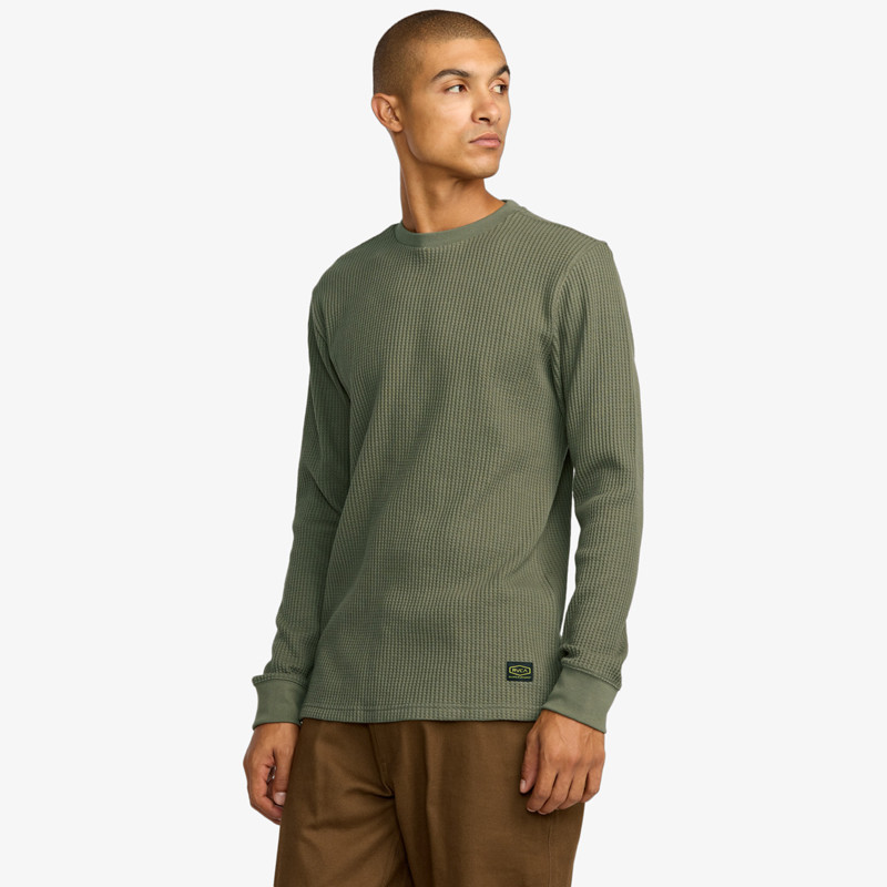 Camiseta RVCA: Dayshift Therm (Olive)