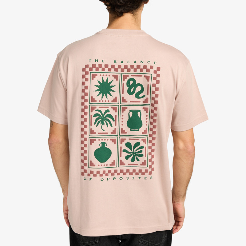 Camiseta RVCA: Mosaic Fragment (Pale Mauve)