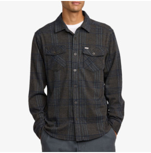 Camisa RVCA: Vacancy Flannel (Mushroom)