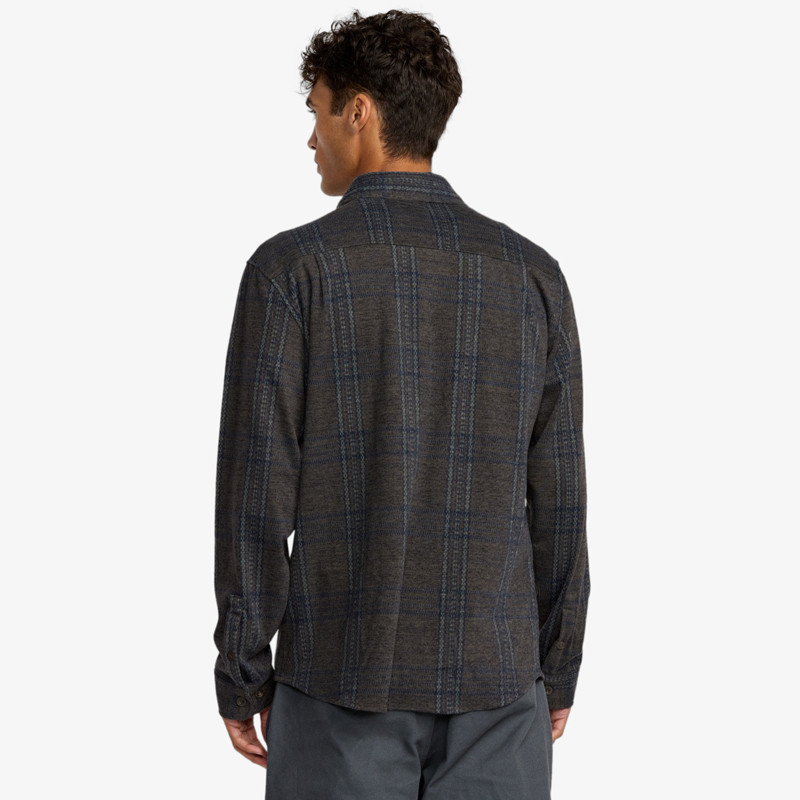 Camisa RVCA: Vacancy Flannel (Mushroom)