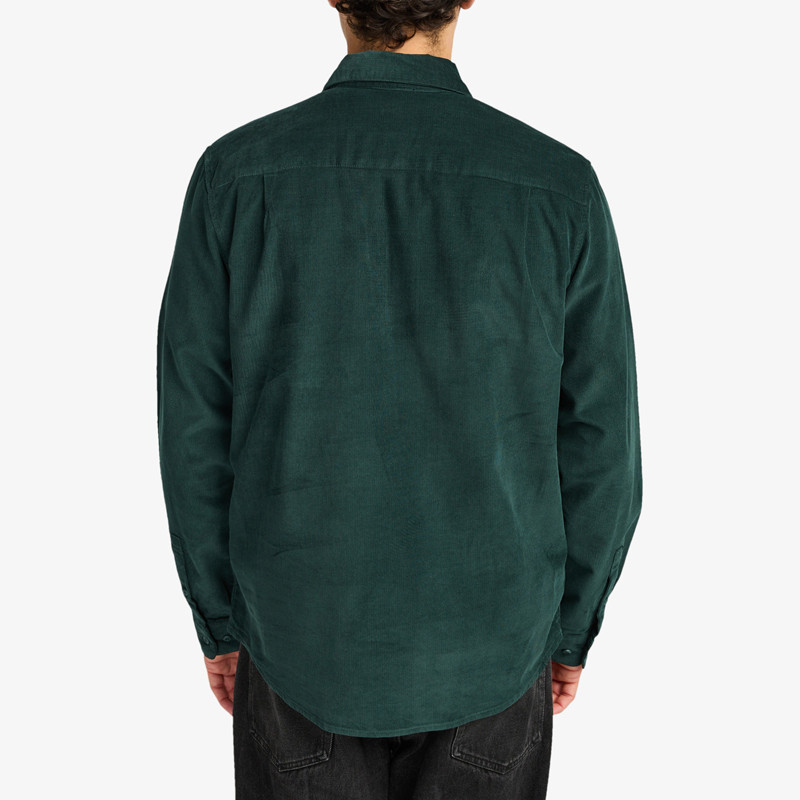Camisa RVCA: Freeman Cord I (Hunter Green)