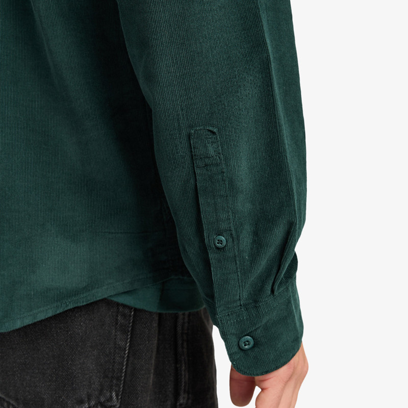 Camisa RVCA: Freeman Cord I (Hunter Green)