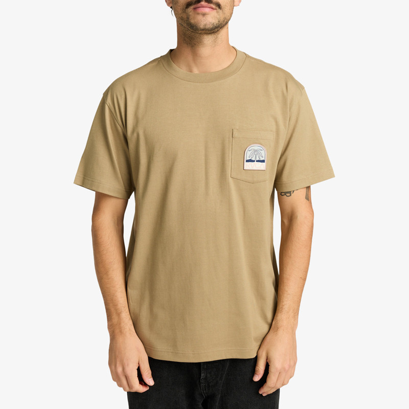 Camiseta RVCA: Palm Crest (Coyote)
