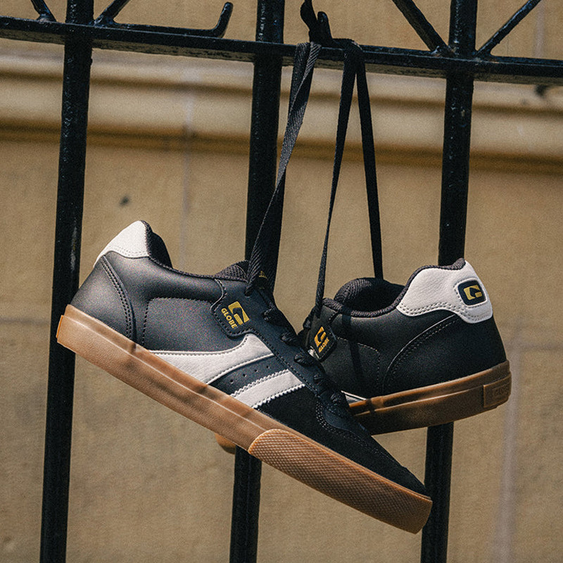 Zapatillas Globe: Encore 2 (Black White Tobacco)