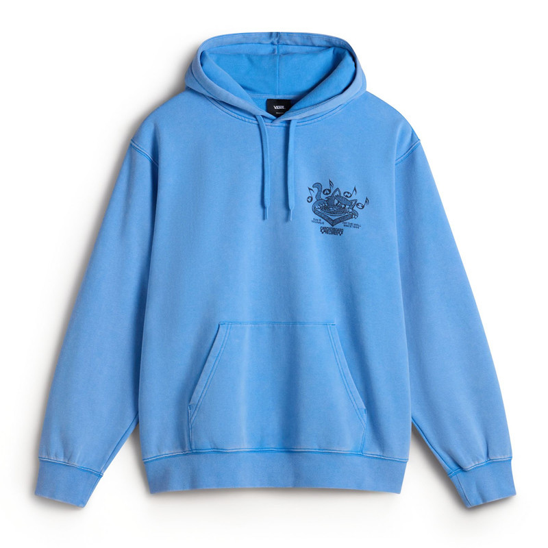 Sudadera Vans: Scratched Records Pullover (Tranquil Blue)