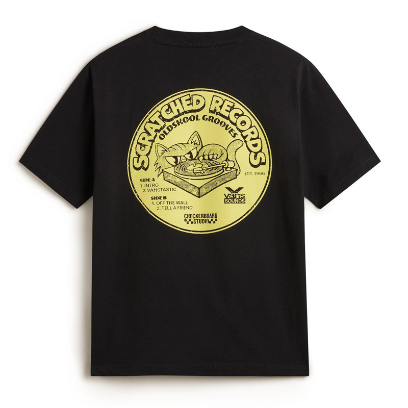 Camiseta Vans: Scratched Records SS (Black)