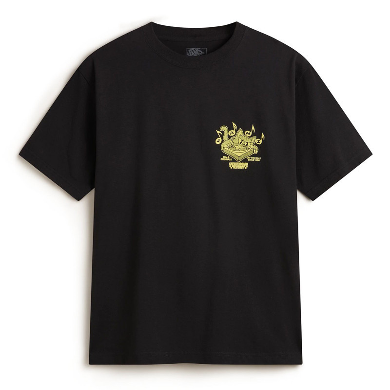 Camiseta Vans: Scratched Records SS (Black)
