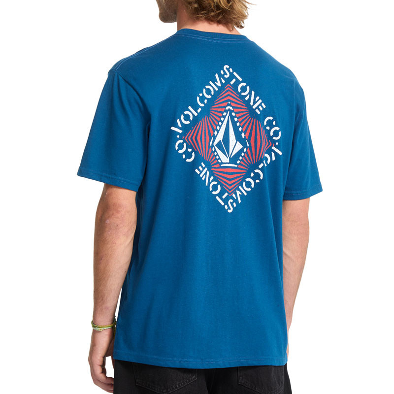 Camiseta Volcom: Obtical Bsc Sst (Cosmic Blue)