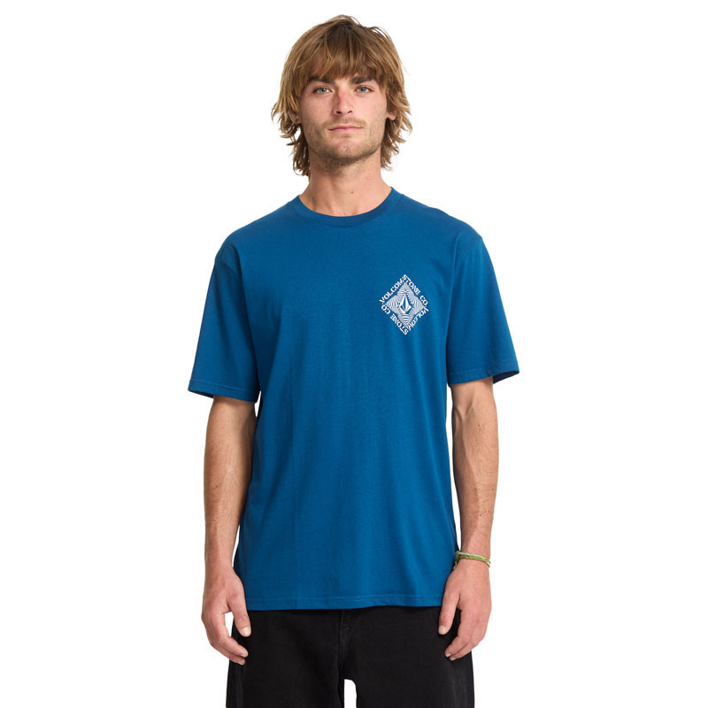 Camiseta Volcom: Obtical Bsc Sst (Cosmic Blue)