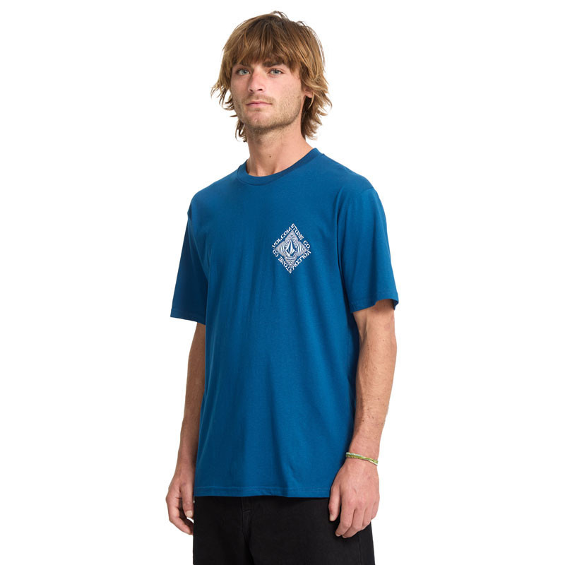 Camiseta Volcom: Obtical Bsc Sst (Cosmic Blue)