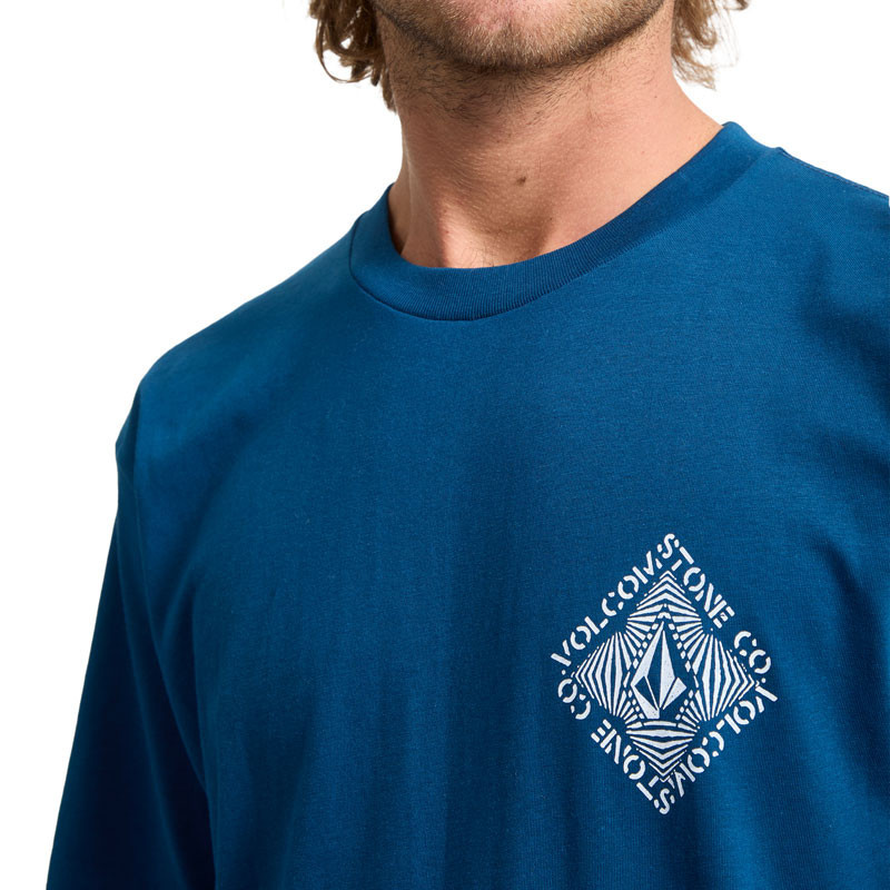 Camiseta Volcom: Obtical Bsc Sst (Cosmic Blue)
