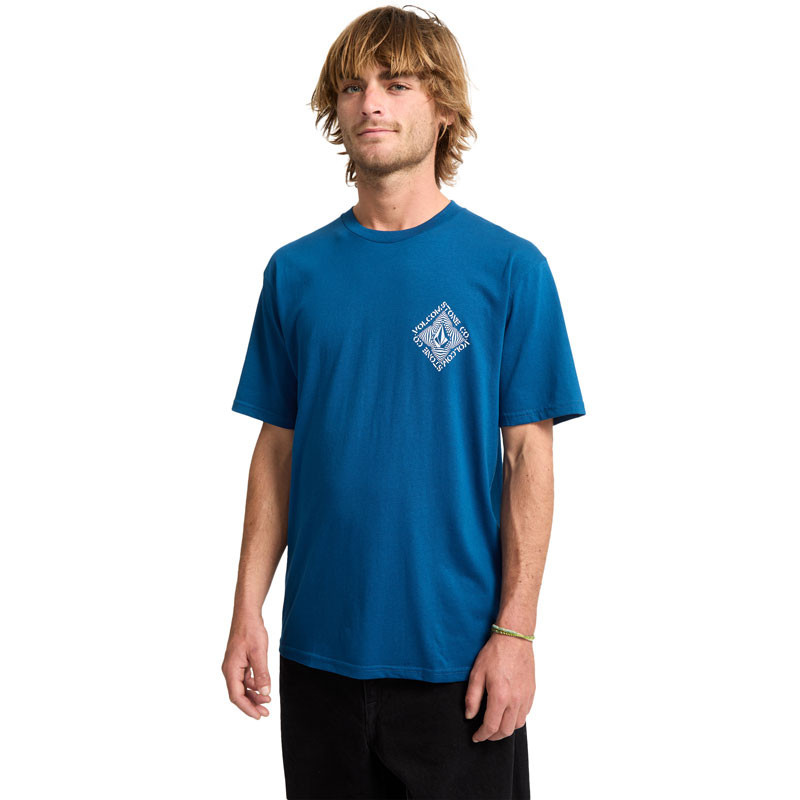 Camiseta Volcom: Obtical Bsc Sst (Cosmic Blue)