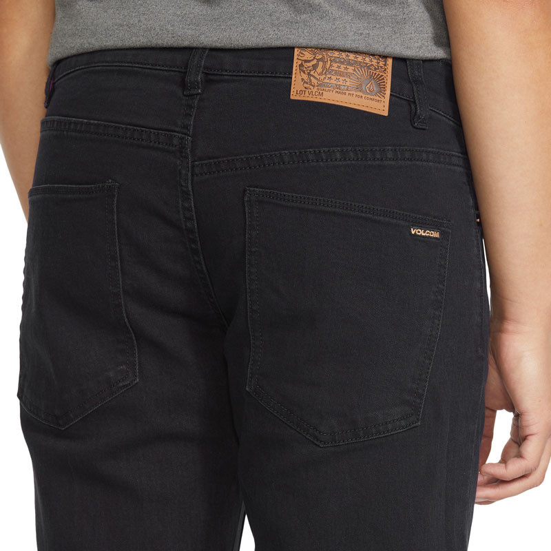 Pantalón Volcom: Solver Denim (Black Out)