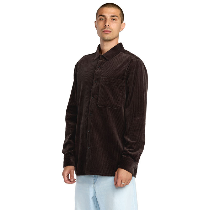 Camisa Volcom: Fostered LS (Cacao)