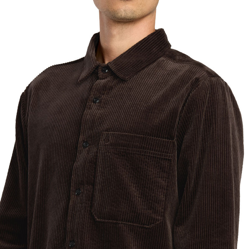 Camisa Volcom: Fostered LS (Cacao)