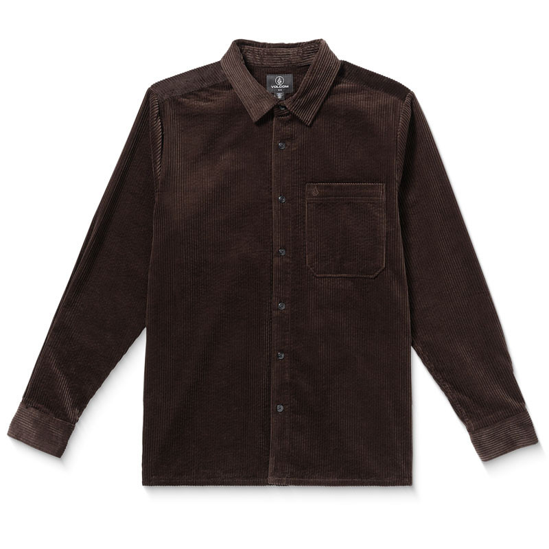 Camisa Volcom: Fostered LS (Cacao)