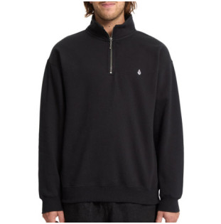 Sudadera Volcom: Single Stone Quarter Zip (Black)