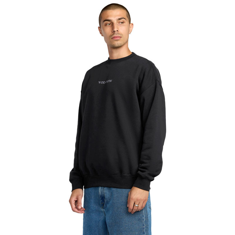 Sudadera Volcom: Volcom Stone Crew Fleece (Black)