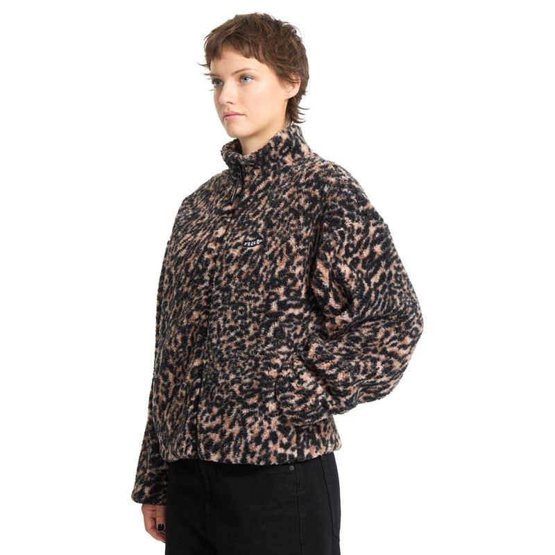 Chaqueta Volcom: Wylding Out Sherpa (Animal Print)