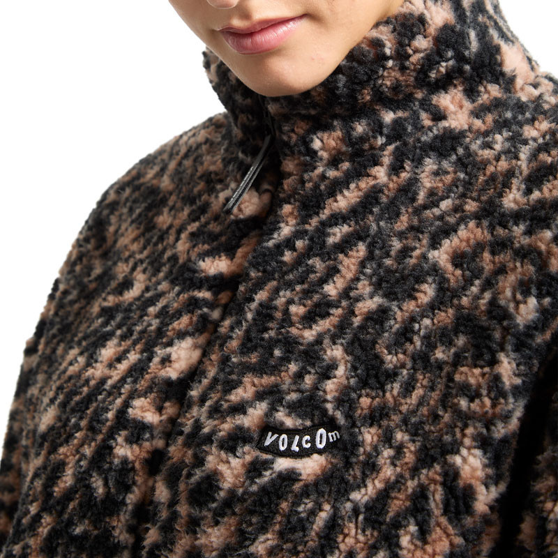 Chaqueta Volcom: Wylding Out Sherpa (Animal Print)