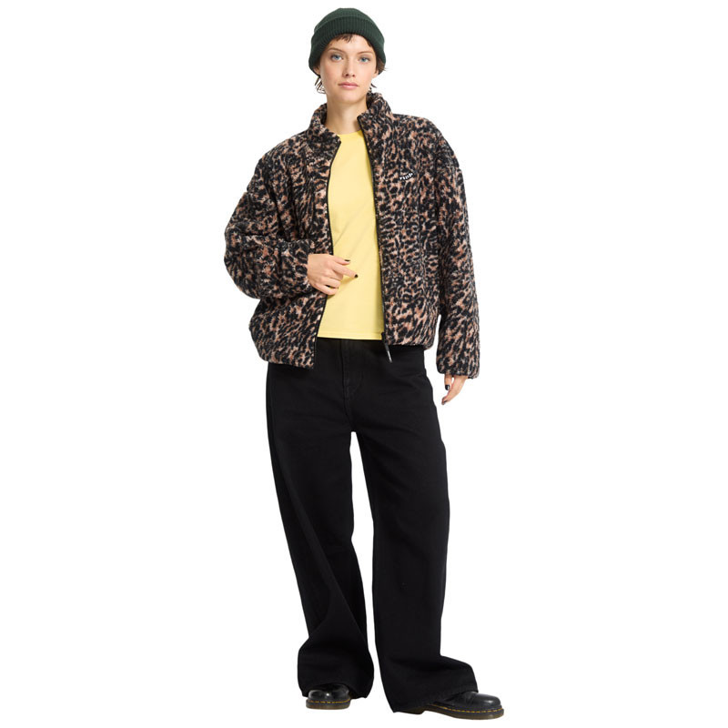 Chaqueta Volcom: Wylding Out Sherpa (Animal Print)