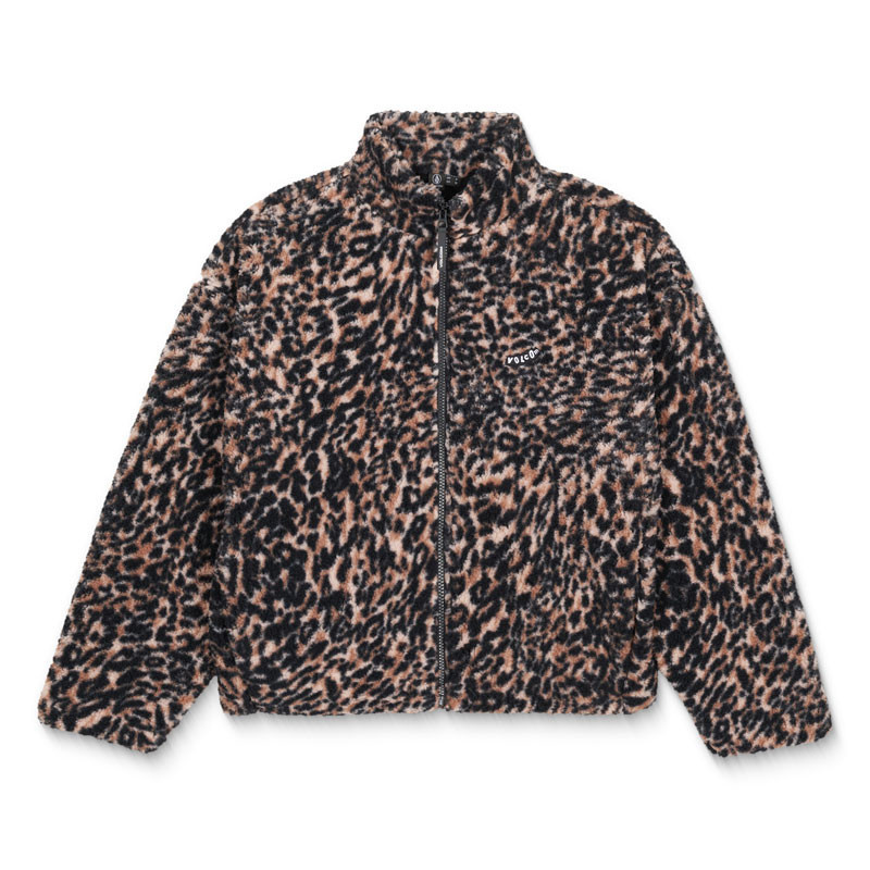 Chaqueta Volcom: Wylding Out Sherpa (Animal Print)