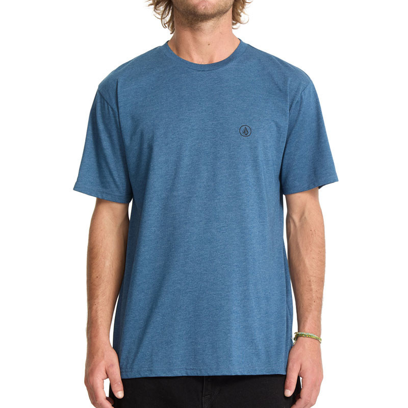 Camiseta Volcom: Circle Blanks Hth Sst (Cosmic Blue)
