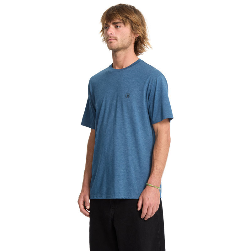 Camiseta Volcom: Circle Blanks Hth Sst (Cosmic Blue)