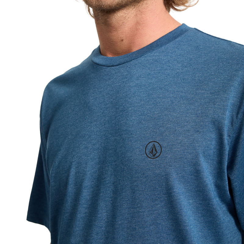 Camiseta Volcom: Circle Blanks Hth Sst (Cosmic Blue)
