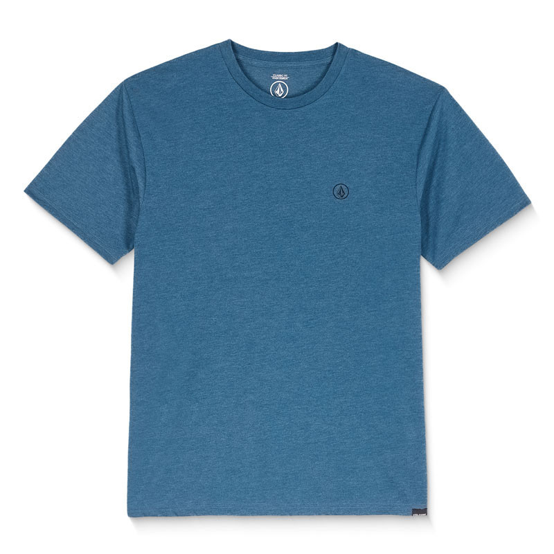 Camiseta Volcom: Circle Blanks Hth Sst (Cosmic Blue)