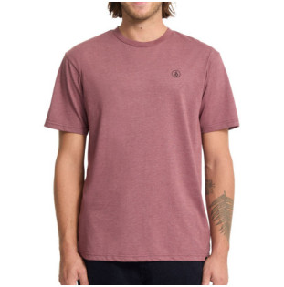 Camiseta Volcom: Circle Blanks Hth Sst (Merlot)