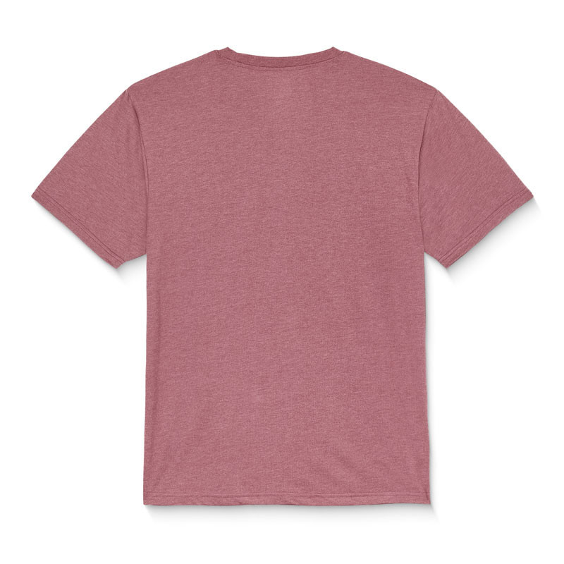 Camiseta Volcom: Circle Blanks Hth Sst (Merlot)