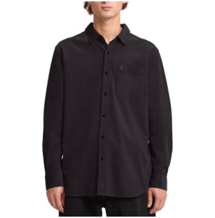 Camisa Volcom: Zander LS (Asphalt Black)